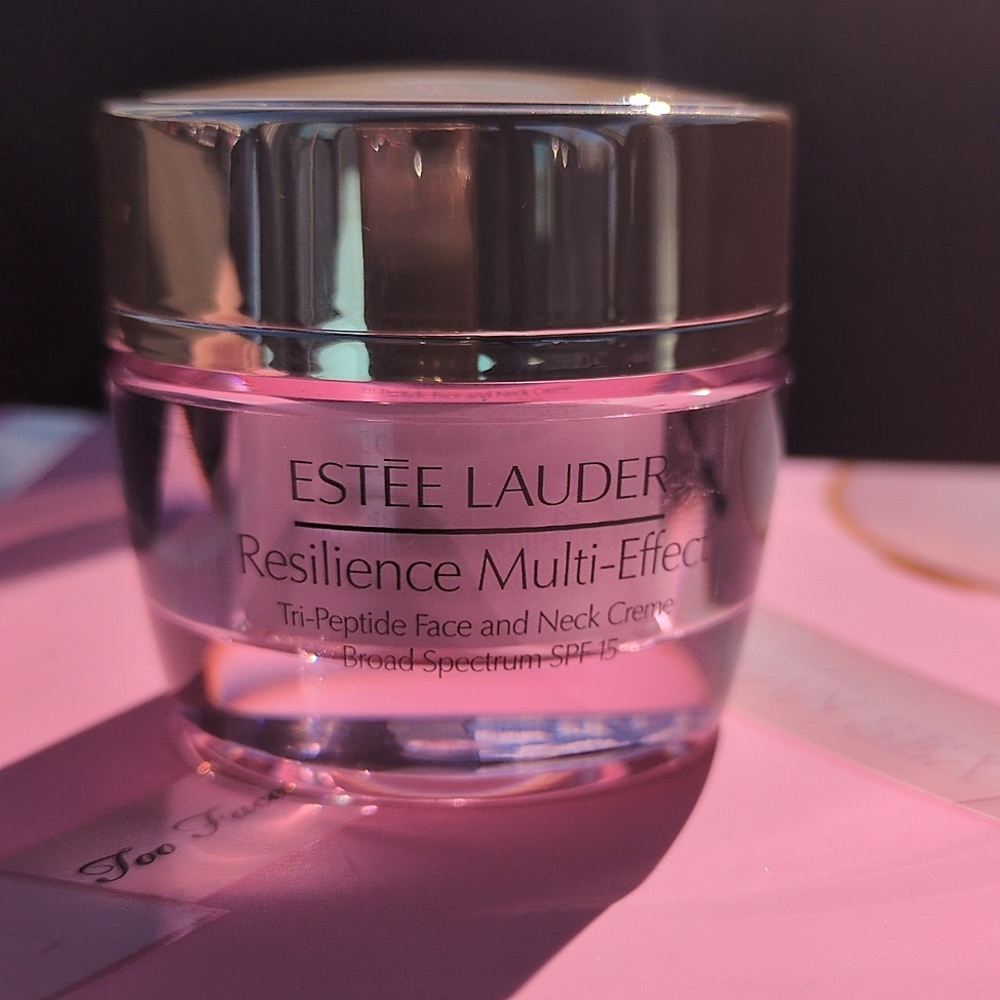 ESTEE LAUDER RESILIENCE MULTI-EFFECT FACE AND NECK ANTI AGING CREAM SPF 15